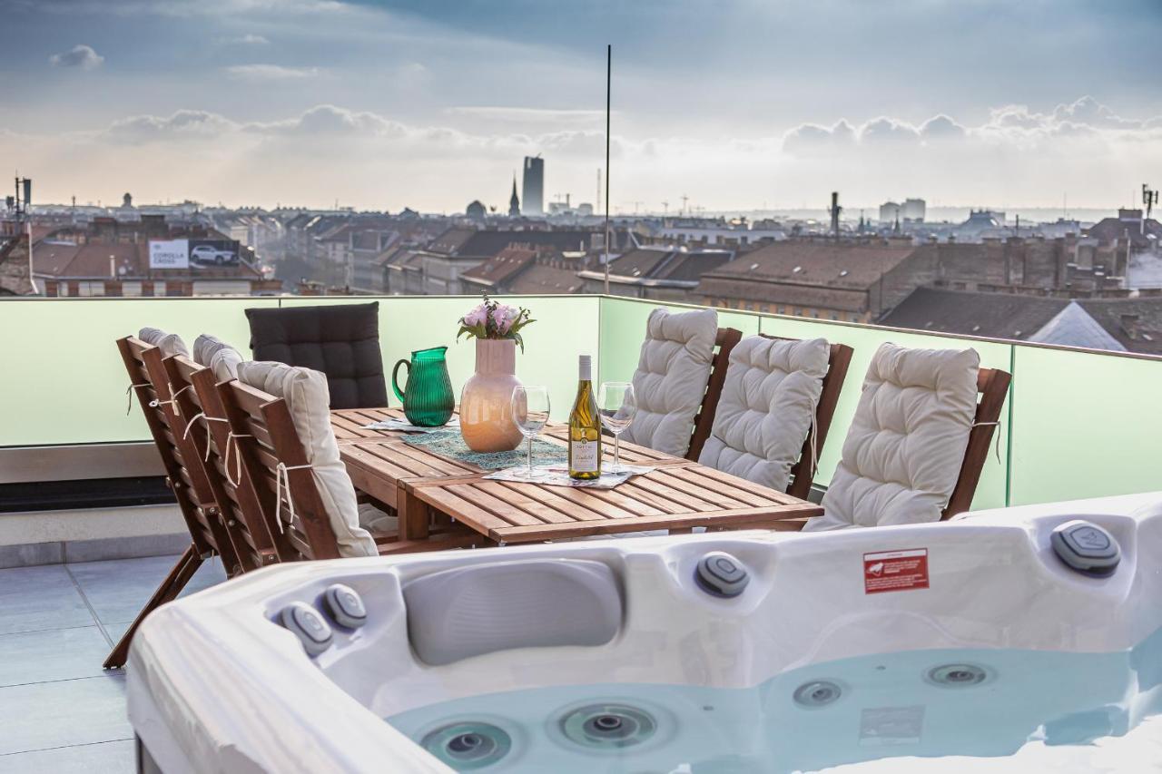 Apartament Centropolitan Penthouse #Jacuzzi #Freeparking Budapeszt Zewnętrze zdjęcie