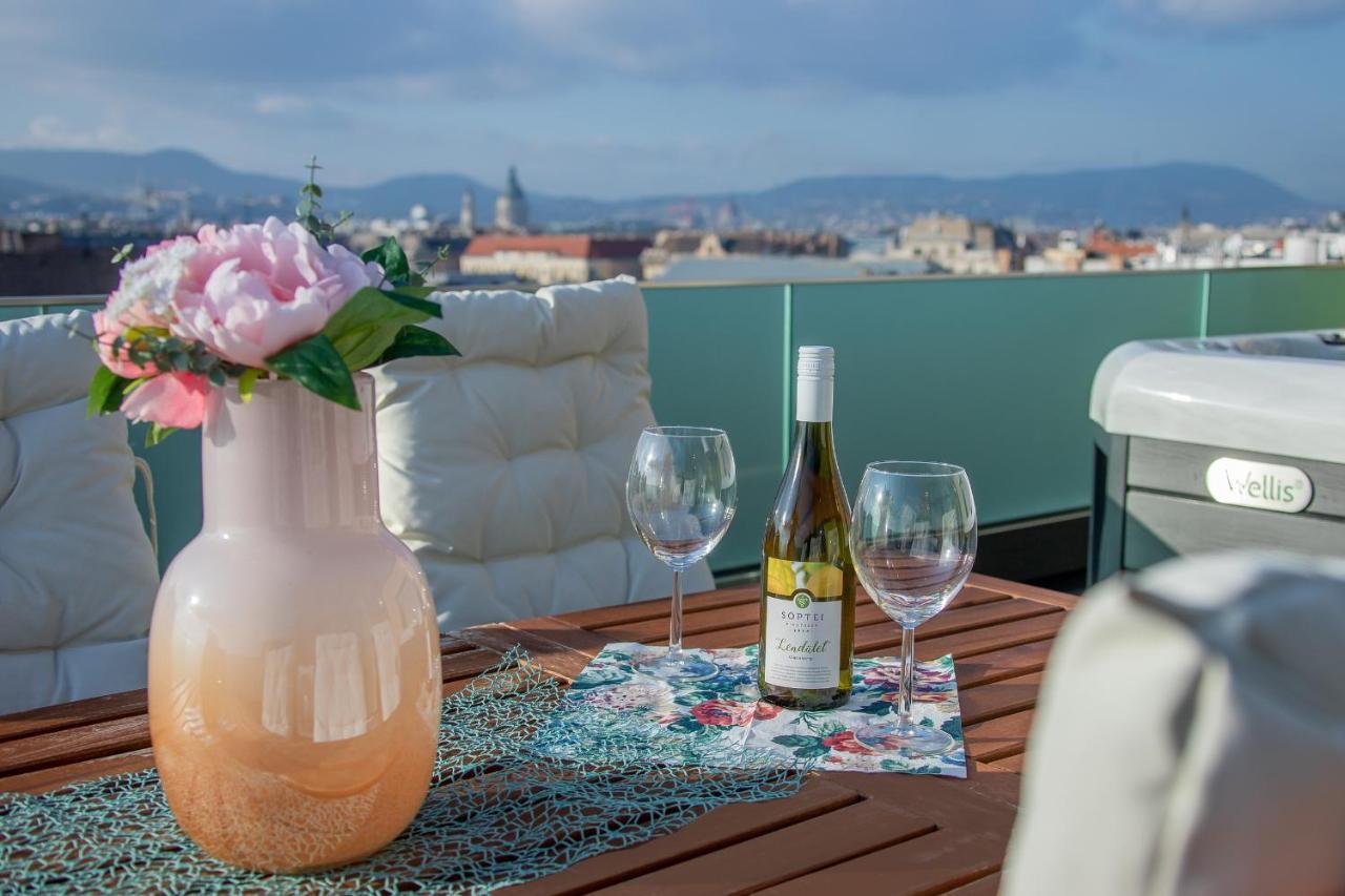 Apartament Centropolitan Penthouse #Jacuzzi #Freeparking Budapeszt Zewnętrze zdjęcie